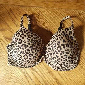 Soma Cheetah Print Demi Full Coverage Bra